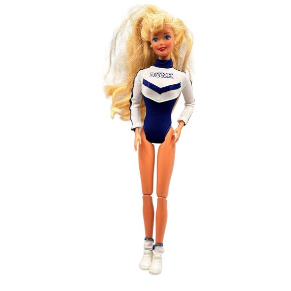 Mattel Other - University of DUKE Cheerleader Blonde 1996 Barbie Doll